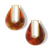 Veronica Beard - Resin Drop Hoop Earring