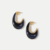 Veronica Beard - Resin J-Hoop Earring