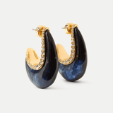 Veronica Beard - Resin J-Hoop Earring