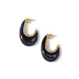 Veronica Beard - Resin J-Hoop Earring