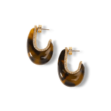 Veronica Beard - Resin J-Hoop Earring