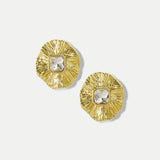 Veronica Beard - Gold Floral Earring