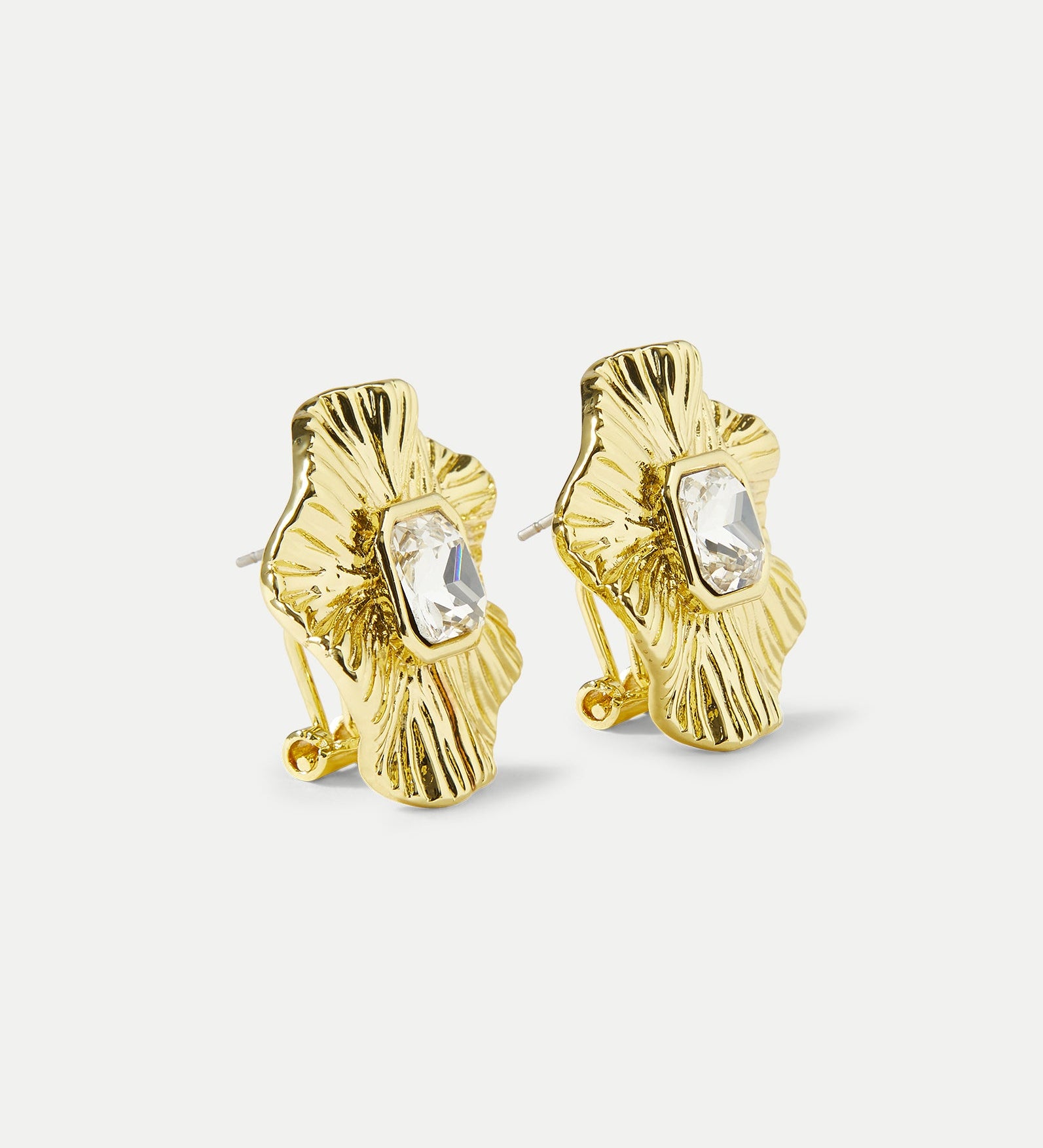 Veronica Beard - Gold Floral Earring