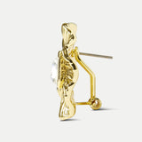 Veronica Beard - Gold Floral Earring