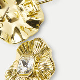 Veronica Beard - Gold Floral Earring