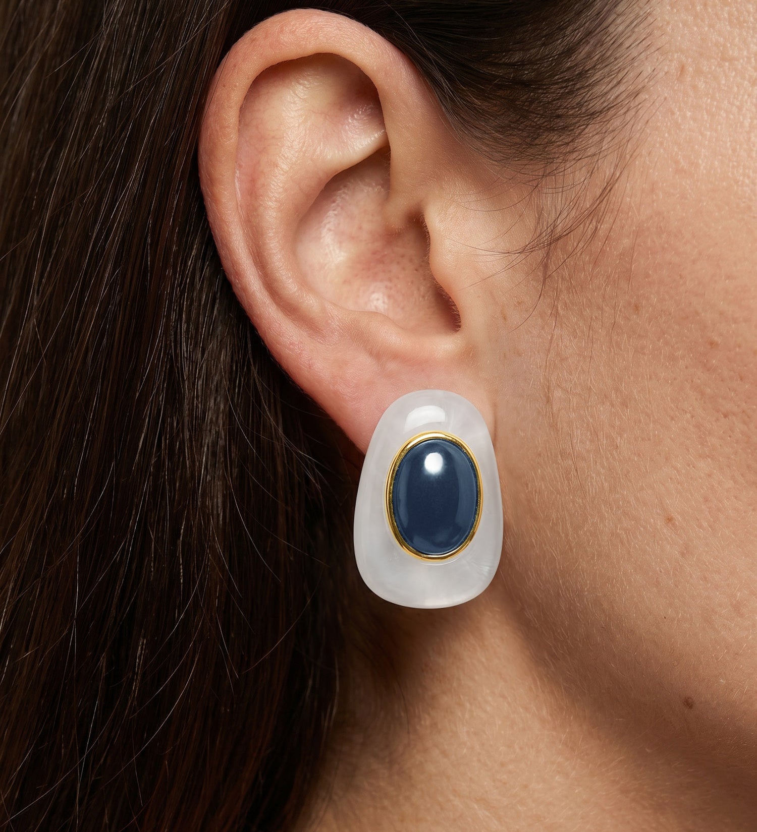 Veronica Beard - Tiger’s Eye Cabochon Earring