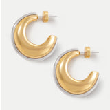Veronica Beard - Two - Tone Hoop Earring