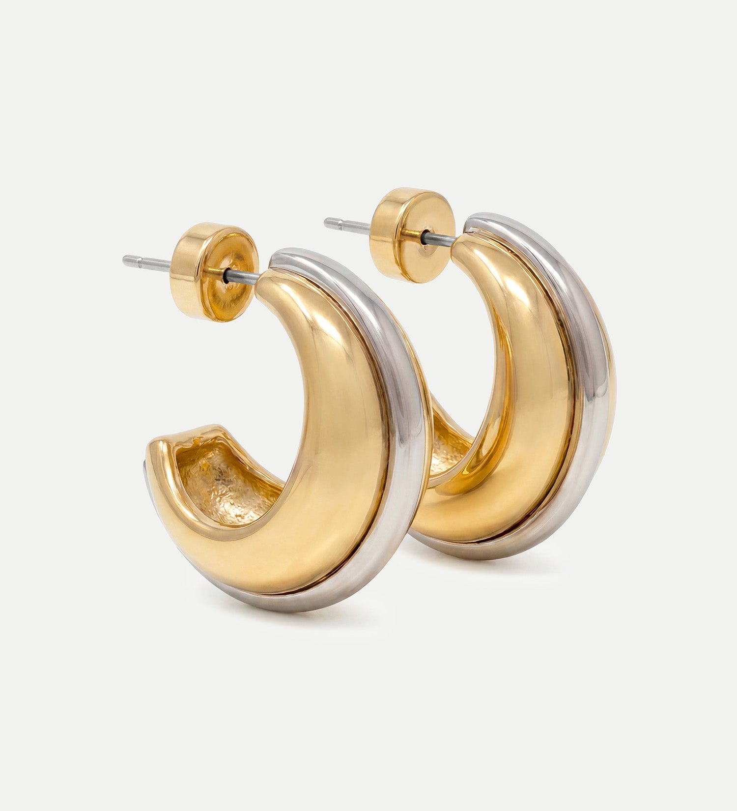 Veronica Beard - Two - Tone Hoop Earring
