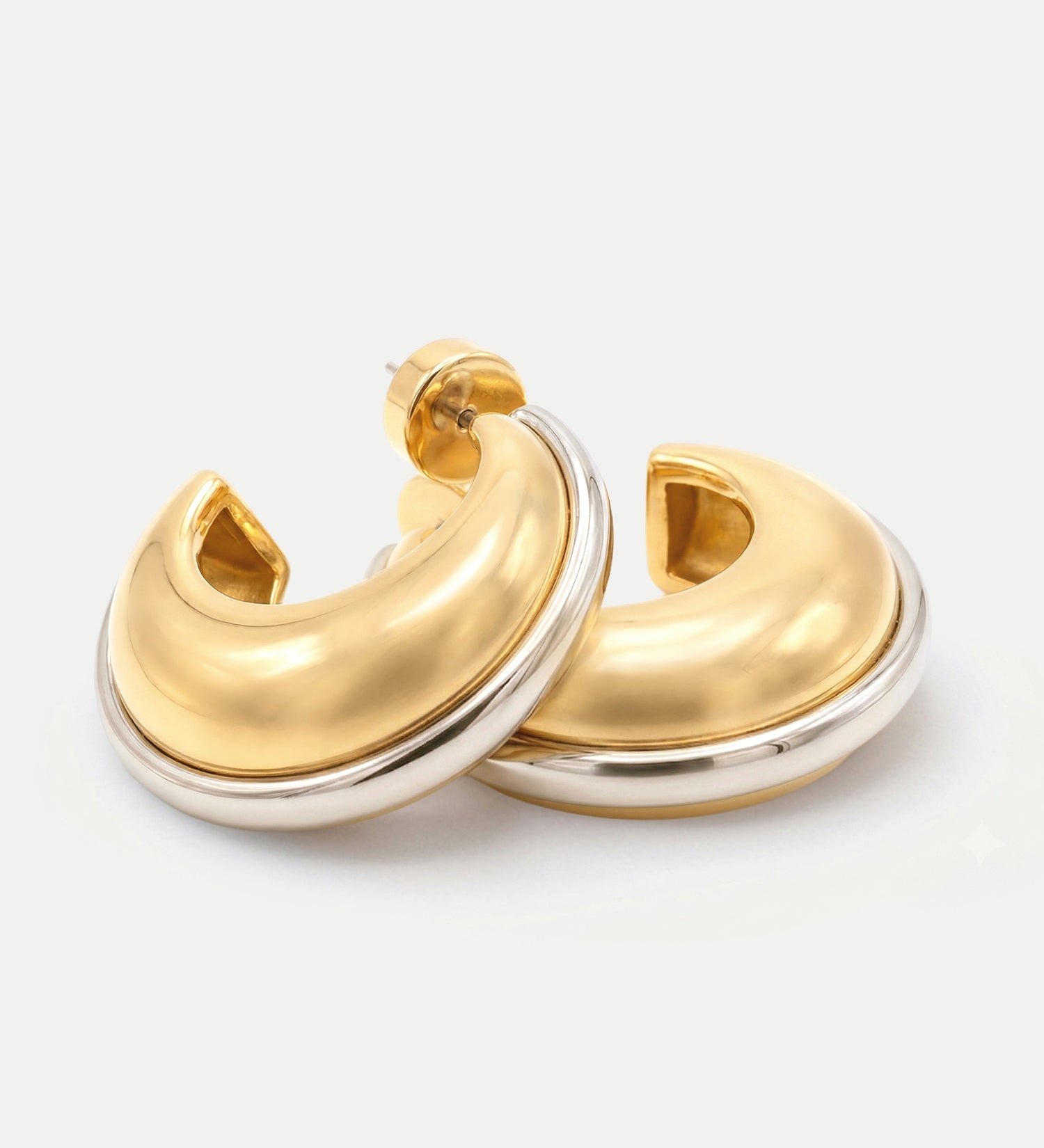 Veronica Beard - Two - Tone Hoop Earring