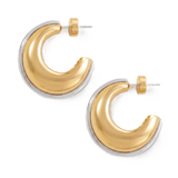 Veronica Beard - Two - Tone Hoop Earring