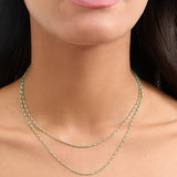 Veronica Beard - Long Enamel Bead Chain Necklace