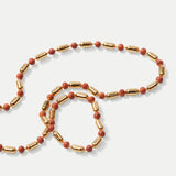 Veronica Beard - Long Enamel Bead Chain Necklace