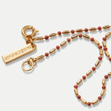Veronica Beard - Long Enamel Bead Chain Necklace