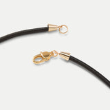 Veronica Beard - Black Cord Pendant Necklace