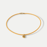 Veronica Beard - Yellow Cord Pendant Necklace
