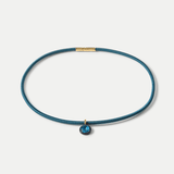 Veronica Beard - Teal Cord Pendant Necklace