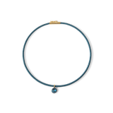 Veronica Beard - Teal Cord Pendant Necklace