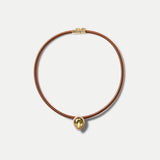 Veronica Beard - Brown Cord Pendant Necklace