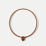 Veronica Beard - Brown Cord Pendant Necklace