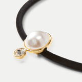 Veronica Beard - Pearl Pendant Cord Necklace