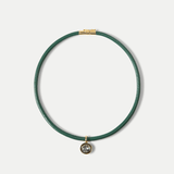 Veronica Beard - Green Leather Pendant Necklace