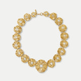 Veronica Beard - Gold Floral Statement Necklace