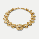 Veronica Beard - Gold Floral Statement Necklace