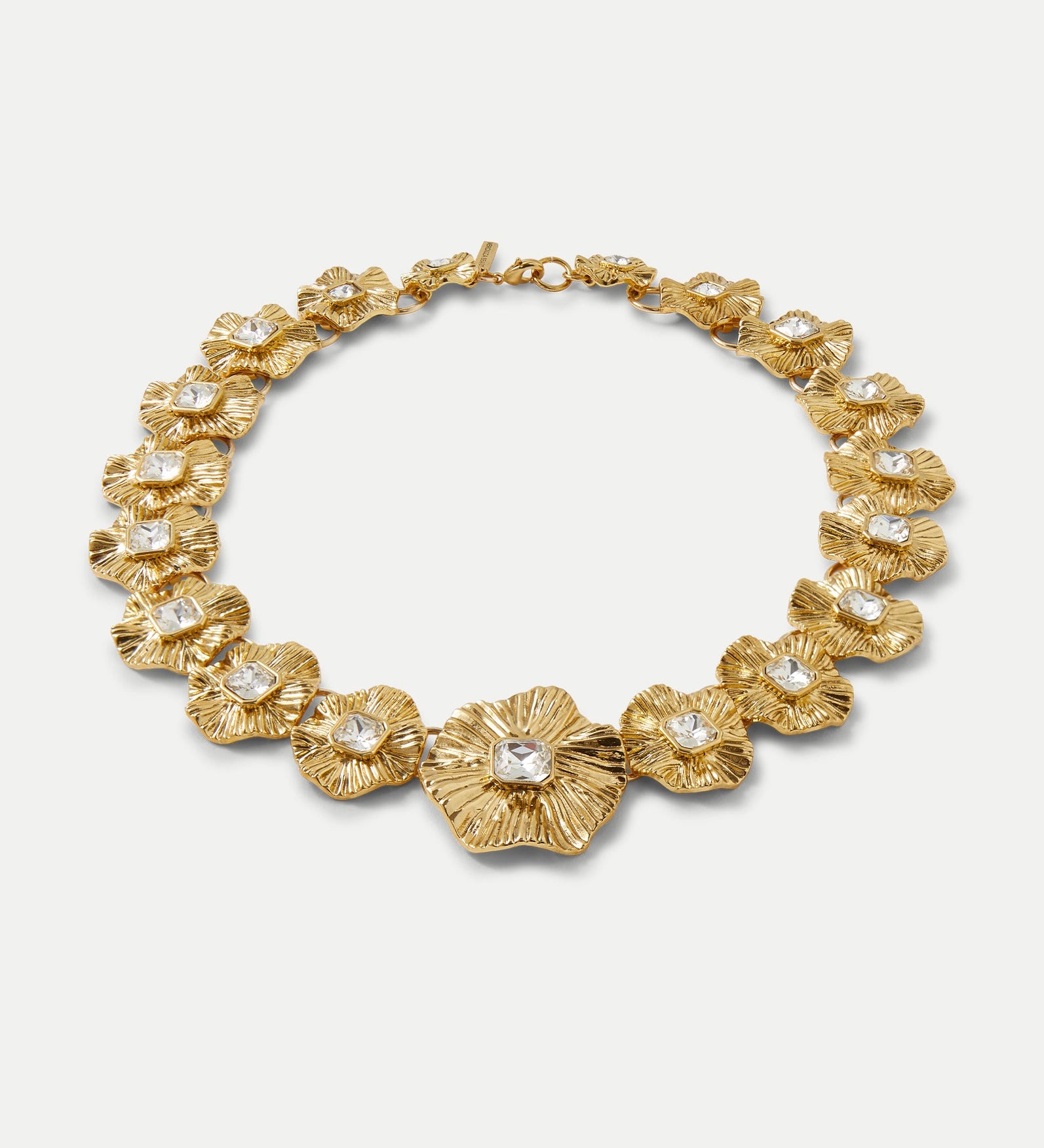 Veronica Beard - Gold Floral Statement Necklace