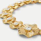 Veronica Beard - Gold Floral Statement Necklace