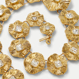 Veronica Beard - Gold Floral Statement Necklace