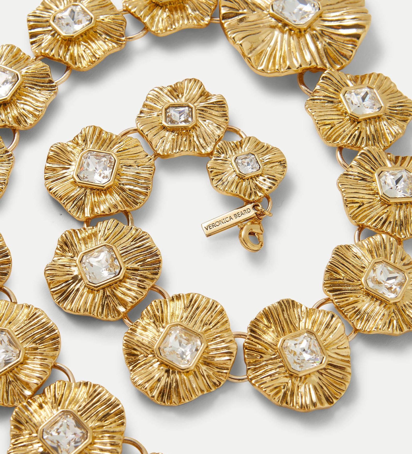 Veronica Beard - Gold Floral Statement Necklace