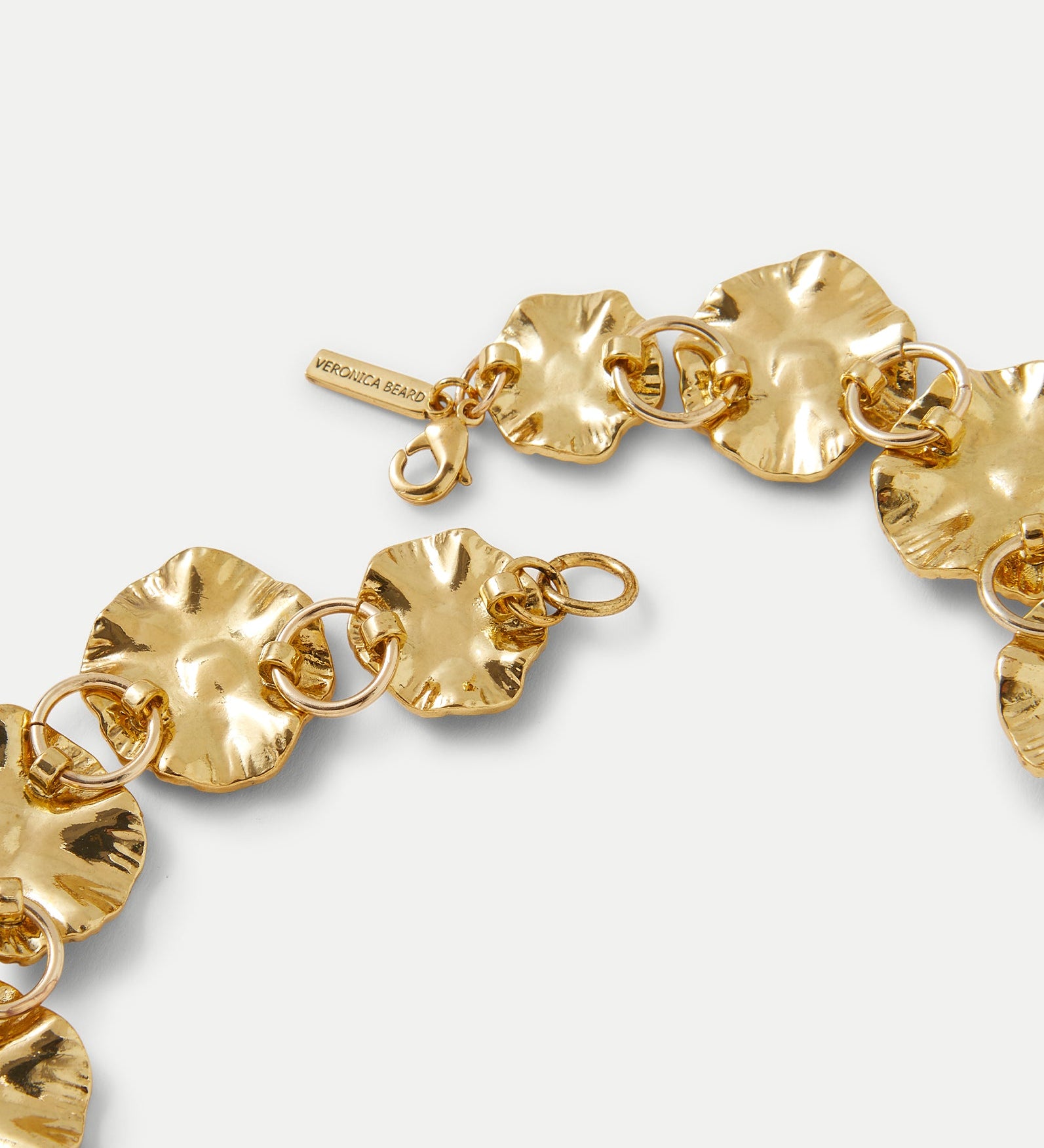 Veronica Beard - Gold Floral Statement Necklace