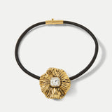 Veronica Beard - Floral Pendant Cord Necklace