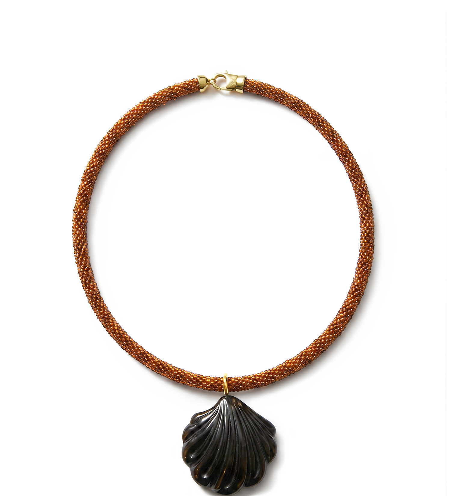 Veronica Beard - Scallop Shell Beaded Necklace