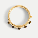 Veronica Beard - Tiger’s Eye Cabochon Bangle