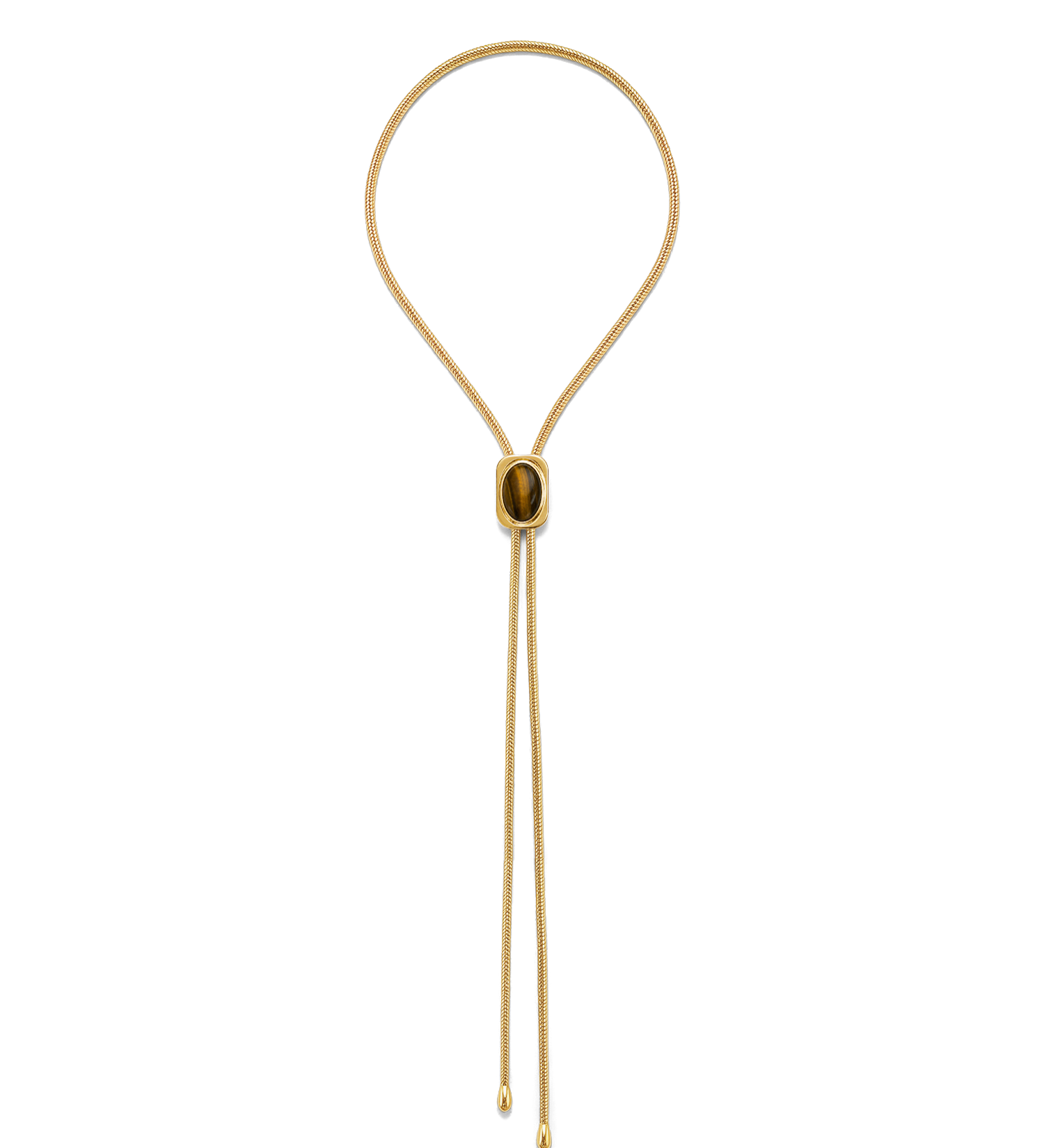 Veronica Beard - Tiger’s Eye Cabochon Bolo