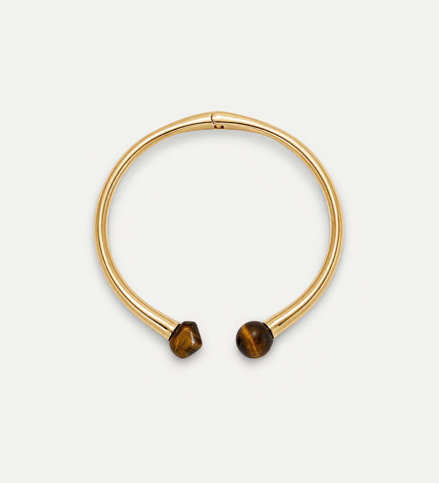 Veronica Beard - Tiger’s Eye Open Collar Necklace