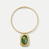 Veronica Beard - Turquoise Cabochon Collar Necklace