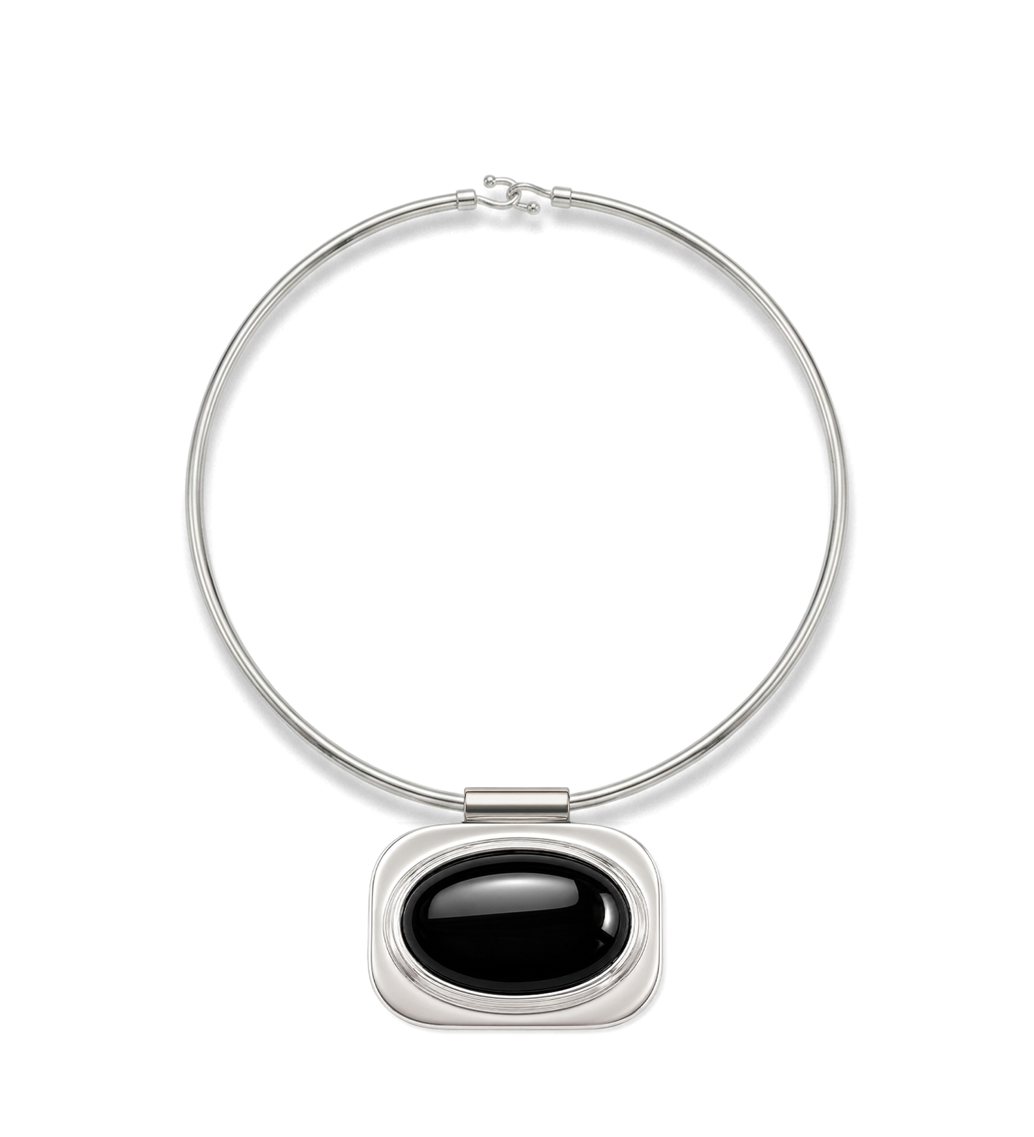 Veronica Beard - Onyx Cabochon Collar Necklace