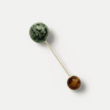 Veronica Beard - Turquoise and Tiger’s Eye Pin Brooch