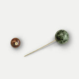 Veronica Beard - Turquoise and Tiger’s Eye Pin Brooch