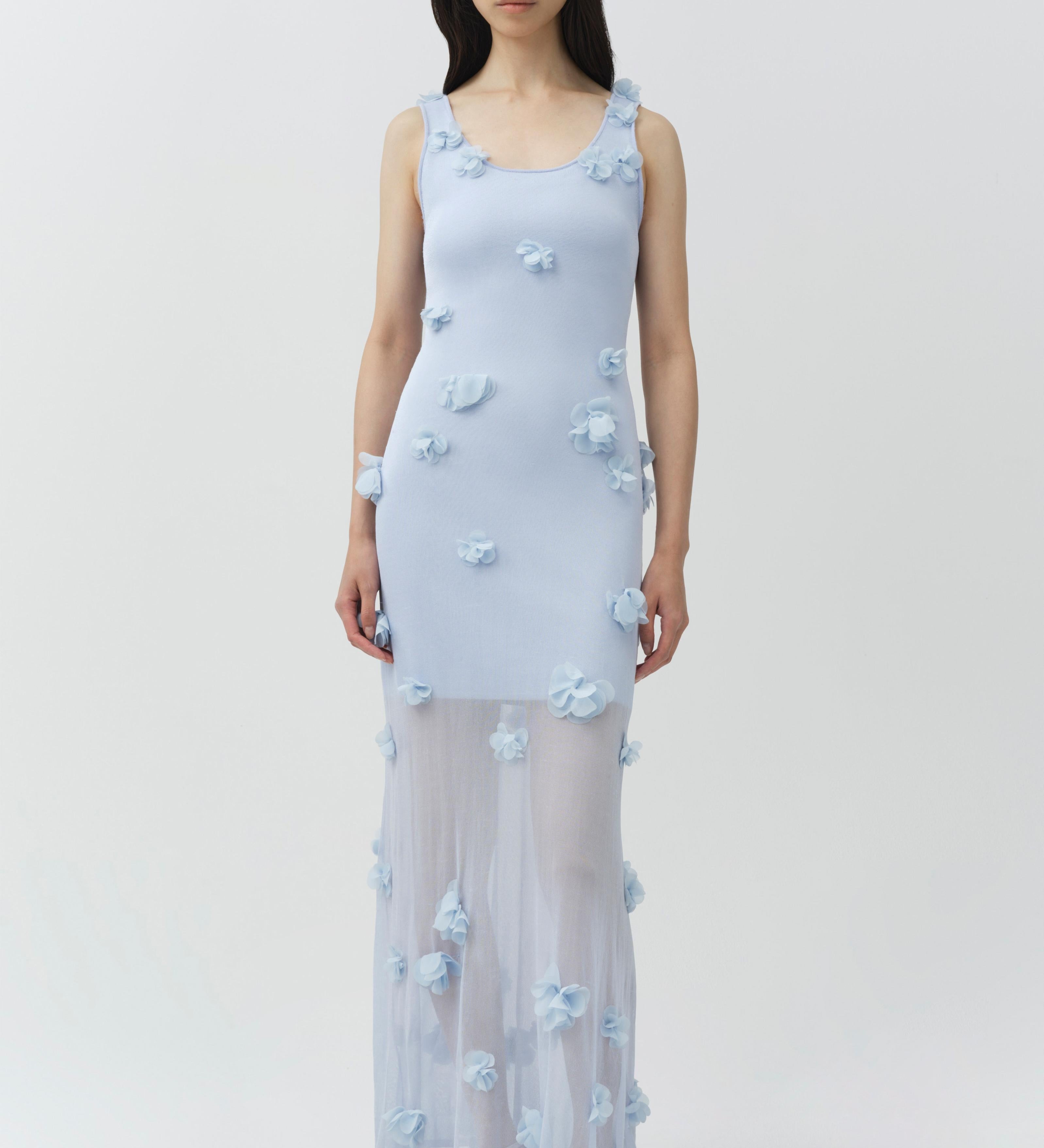 Simkhai - Ivi Floral Applique Midi Dress