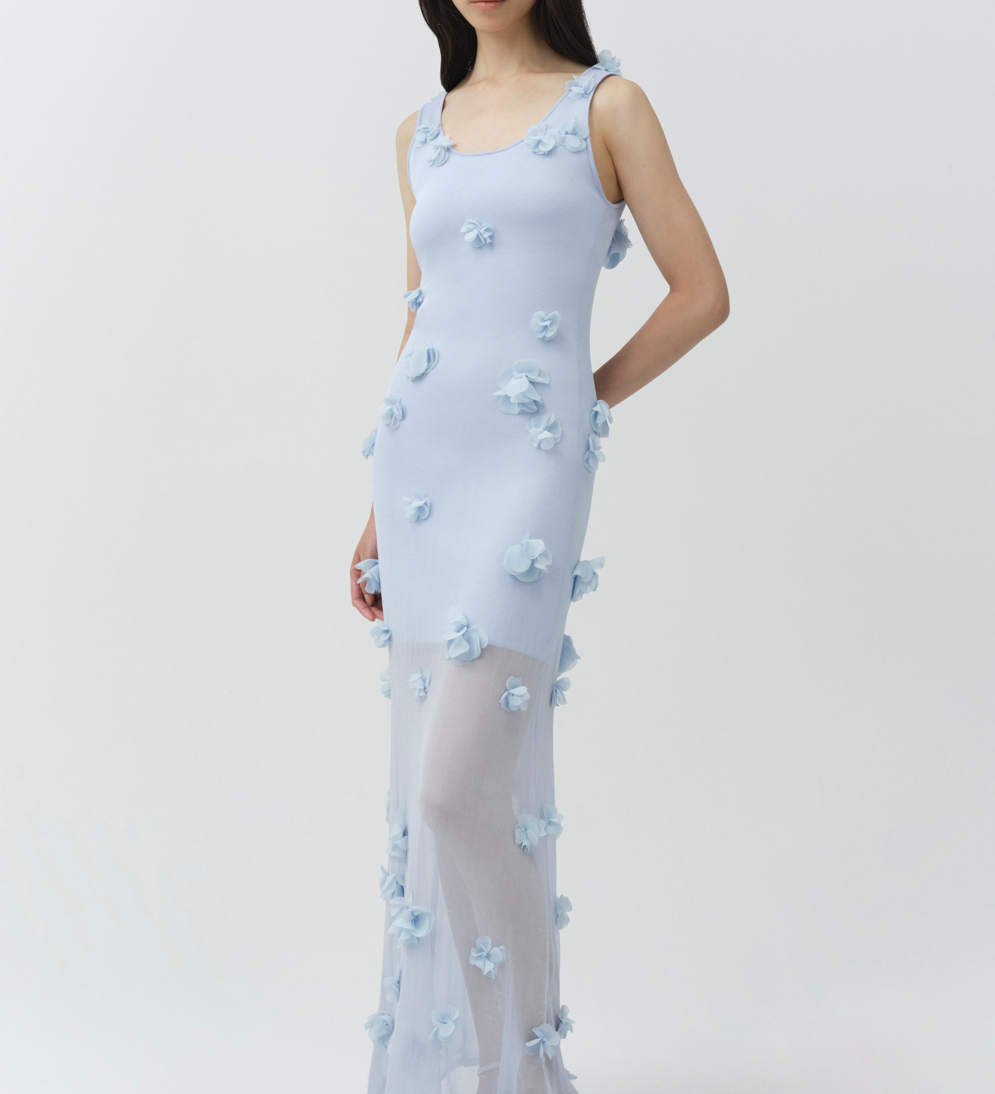 Simkhai - Ivi Floral Applique Midi Dress