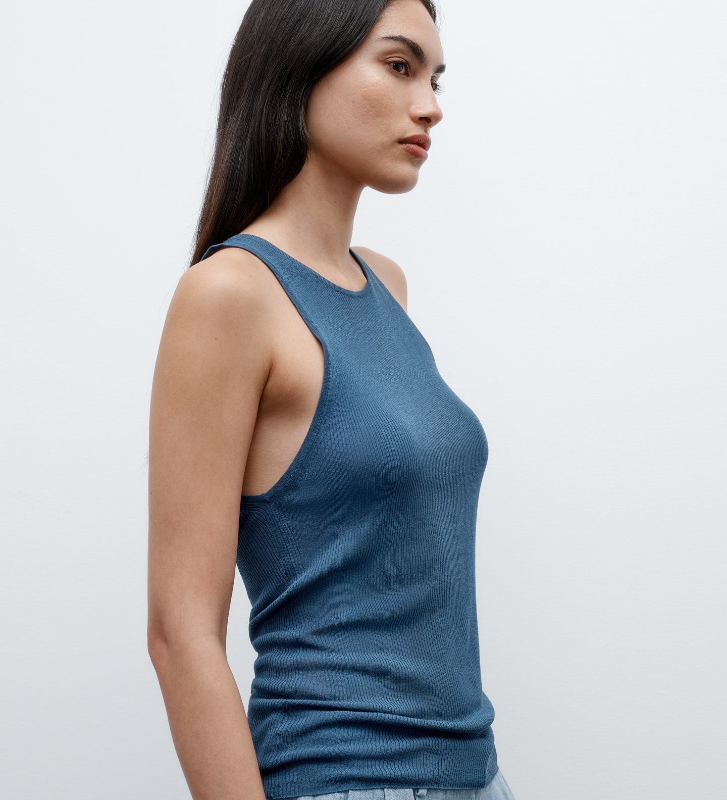 TWP - Harbor Tank in Viscose Silk