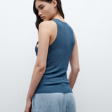 TWP - Harbor Tank in Viscose Silk