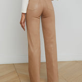 L'AGENCE - Clayton Coated Wide-Leg Jean