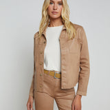 L'AGENCE - Janelle Coated Denim Jacket