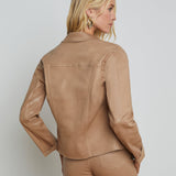 L'AGENCE - Janelle Coated Denim Jacket