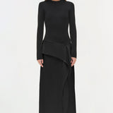 Simkhai - Ornella Knit Satin Midi Dress