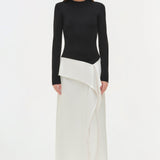 Simkhai - Ornella Knit Satin Midi Dress
